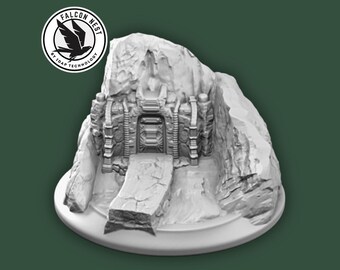War of The Ring Mount Gundabad - mountain fortress evil stronghold enemy expansion 3d print model resin board game