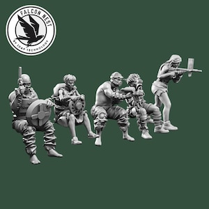 Slaves to the Wheel - green miniatures military scales feminine models women diorama modeling gaming hobby 1/30 1/35 1/48 1/56 1/72