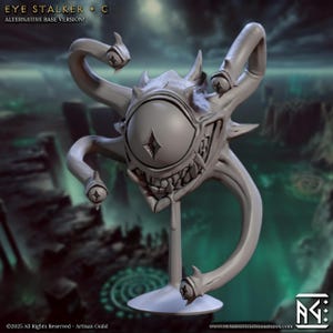 Eye Stalker C v2 - High-Detail Fantasy Miniature for Strategy Games and Dioramas: 3D Printed Resin Model for RPG Fans and Collectors