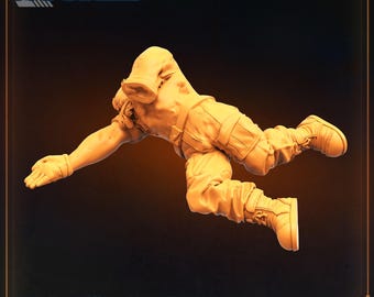 Dead Colonial Marine #4 - Alien-Modell, Wargame-Miniatur, SciFi, futuristische Dioramen, Papsikels, Miniaturen, Militärmaßstäbe