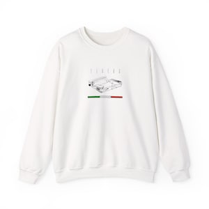 Leicester Tigers Welford Road sweatshirt met ronde hals, uniseks graphic voor- en achterkant