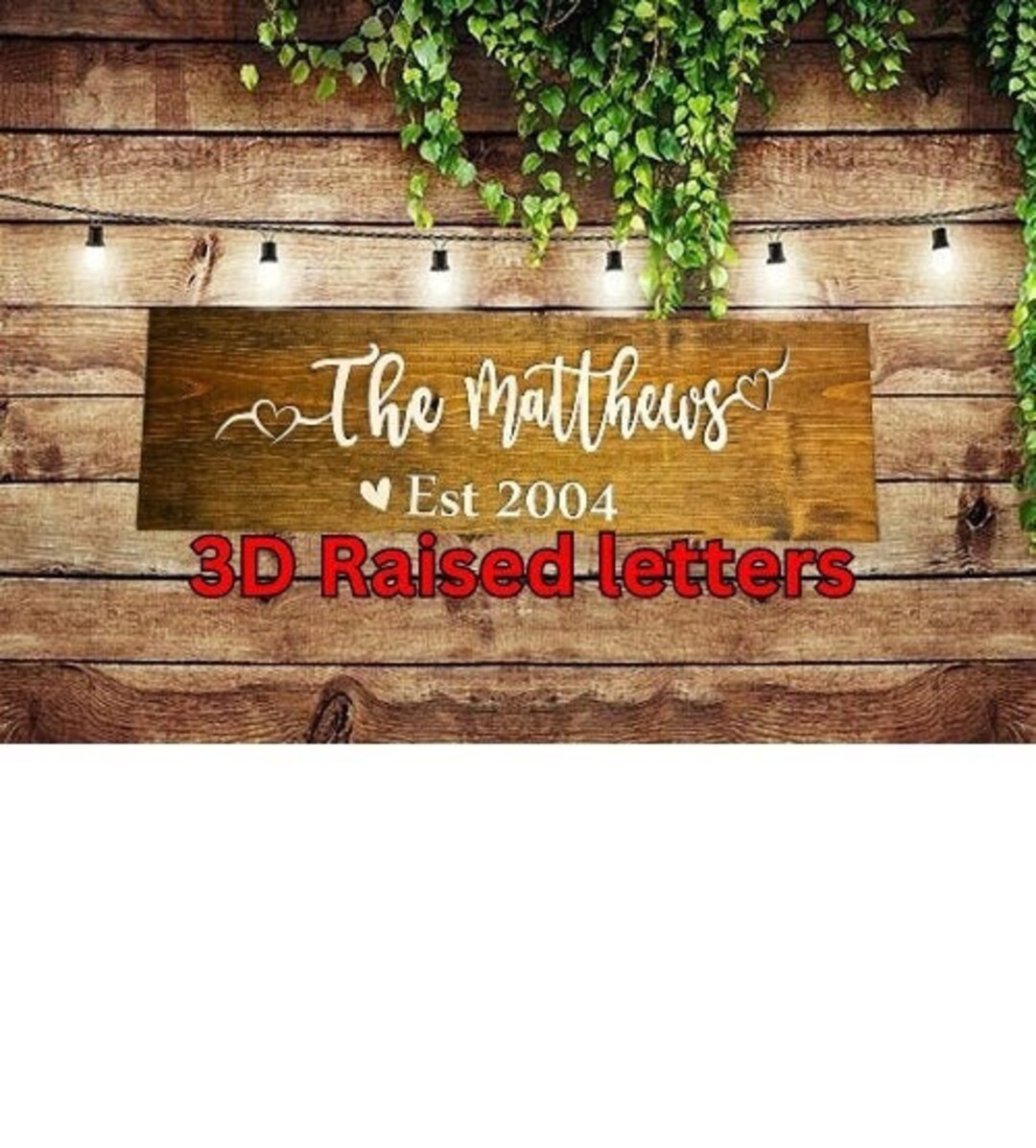 Personalized Family Name Sign, Wood Family Name Sign, Family ...