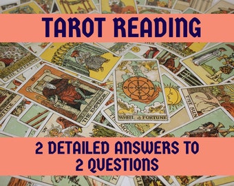 SAME HOUR - TAROT Reading - Ask 2 Questions- General Spiritual Advice - Fast reading - 2 Questions - Psychic Reading