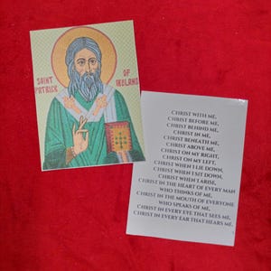 St. Patrick von Irland Laminierte GEBetskarte