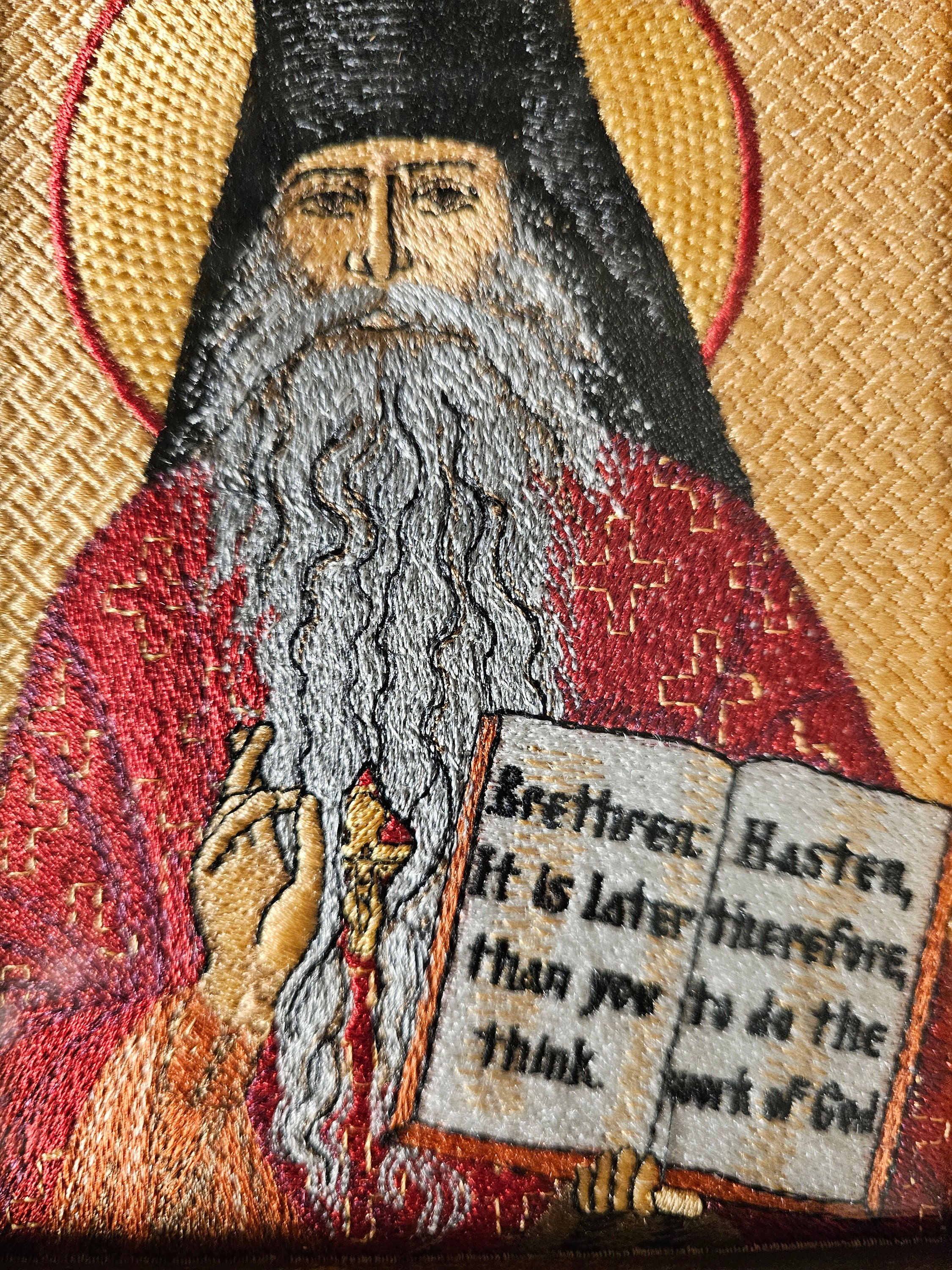 Fr Seraphim Rose Icon – 5x7 Orthodox Embroidered Christian Icon - Etsy