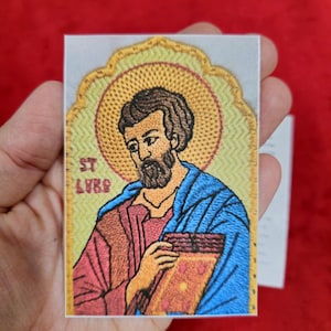 St Luke Laminierte kyrillische Gebetskarte