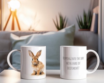 Harriet (Baby Brown Hare) White 11oz Ceramic Mug