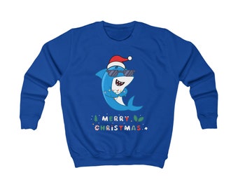 Weihnachten Hai Kinder Sweatshirt/Pullover