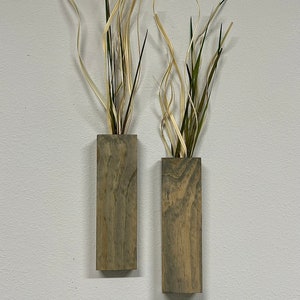 Wood Wall Pocket, Wood Wall Vase, Wooden Wall Hangings, Wall Pockets, Wood Vase, Wooden Vase, Wood Flower Vase, Wall Pocket Planter, Decor