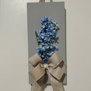 Wood Flower Wall Decor, Rustic Wall Decor, Wood Flower Wall Art, Wood Plaque Wall Decor, Wooden Plaque Flower Board, Housewarming Gift