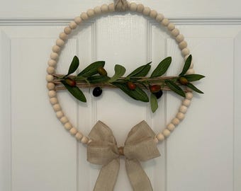 Olive Branch Wreath, Farmhouse Wreath