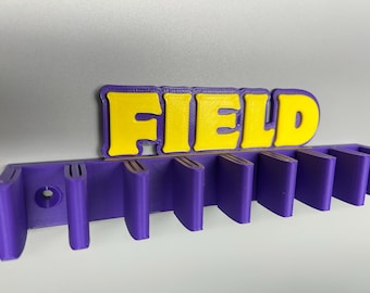 Personalized Bauer Mystery Minis Display 8 Sticks– Wall Mount Hockey Mini Stick Holder