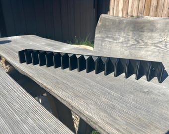 16 hockey Sticks holder Rack - Commercial Wall Mount Organizer, hockey gift, arena and garage