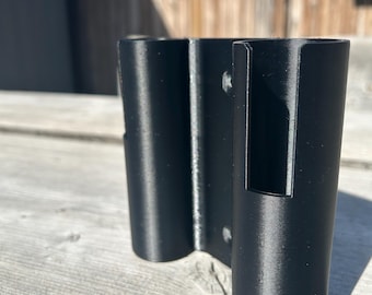 Fishing Rod Wall Mount Holder, Garage Storage Rack, 2-Rod Capacity