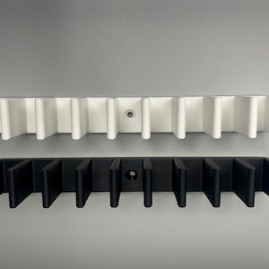Pack of 2 x Wall-Mount Full size Hockey Stick Rack: Holds 9 Sticks each