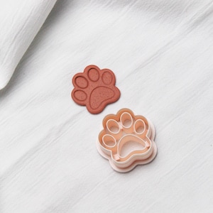 Dog Paw Polymer Clay Cutter