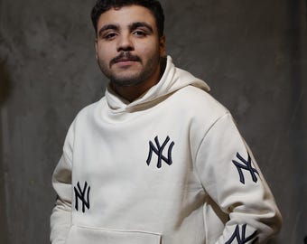 Yankees Y2K Hoodie, 90er Jahre Vintage New York Übergroßer Hoodie, Retro Streetwear Sweatshirt, Unisex Hoodie im Harajuku-Stil