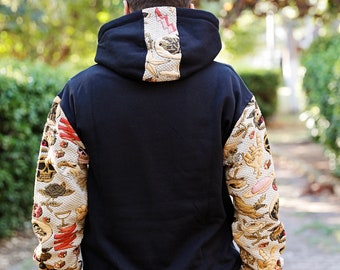 ★【BLACKBLOND】★BBD Side Logo Sprayed Custom Sweatshir.t★ Sweatshirt - Black with Custom Logo (Lovejoysbrand)
