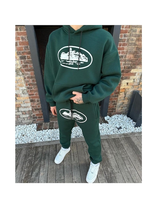Streetwear Men's Tracksuit, Alcatraz Print Tracksuit, Y2K Streetwear Men's Tracksuit, Alcatraz Print Tracksuit, Y2K