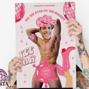 Last Rodeo Bachelorette Party Personalized Game Printable Poster | Nashville bachelorette |Cowgirl Nash bash Girls Weekend Trip |Austin Bach