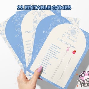 Ultimo brindisi sulla costa Giochi di società modificabili per addio al nubilato/Weekend di addio al nubilato sulla costa/Giochi nuziali della nonna sulla costa/Festa di galline al mare
