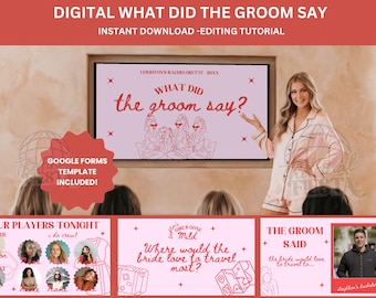 Gone Mild Bachelorette What did the groom say game| Slumber Party Bachelorette | Spa Day Bach Party | Pamper Party Hen Do