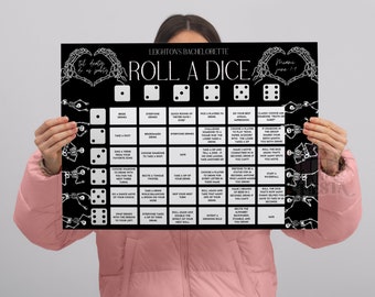 Bride Or Die Bachelorette Printable Dice Drinking Game |Til Death Do Us Party Games| Skull Hen Do Party|RIP single life| Bach Drinking Game