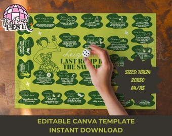 Last Romp In The Swamp Bachelorette Board Game | Same Swamp Forever | Funny Ogre Hen Do Party Games | Wild in the Woods Bach