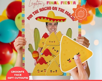 The Final Fiesta Bachelorette Party Personalized Game Printable Poster | Tequila Bach fun Games |Mexico Hen Do | Cino de Mayo Bachelorette