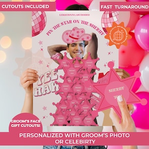 Last Rodeo Bachelorette Party Personalized Game Printable Poster | Nashville bachelorette |Cowgirl Nash bash Girls Weekend Trip |Austin Bach