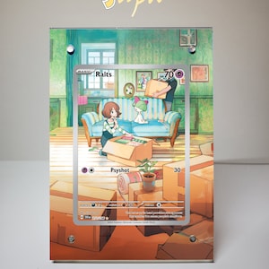 Ralts 211/198 - Étui magnétique pour cartes Pokémon avec illustrations étendues avec support