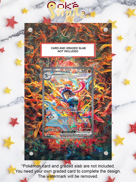greninja graded card CGC 9 GX Full Art (Graded Card) When Pokemon 2026 POKEMON CHAOS RISING MEGA