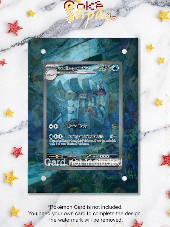 NEW CASE 2.0 - Golisopod Ex 246/182 - Pokmon Paradox Rift - Magnetic Case  for Your Card + Extended Artwork + Magnetic Stand - Etsy UK