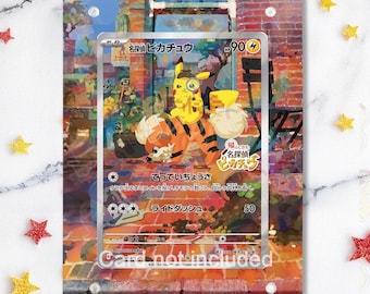 NEW CASE 2.0 - Detective Pikachu 098/SV-P - Magnetic Case for your card + Extended Artwork + Magnetic Stand