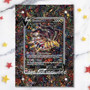NEUE ETUI 2.0 - Giratina V 186/196 - Pokémon Lost Origin - Magnetetui für deine Karte + Grafisches Motiv + Magnetständer