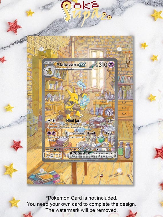 NEW CASE 2.0 - Alakazam Ex 201/165 - Pokmon 151 - Magnetic Case for Your Card + Extended Artwork + Magnetic Stand - Etsy NEW CASE 2.0 - Alakazam Ex 201/165 - Pokmon 151 - Magnetic Case for Your Card + Extended Artwork + Magnetic Stand - Etsy