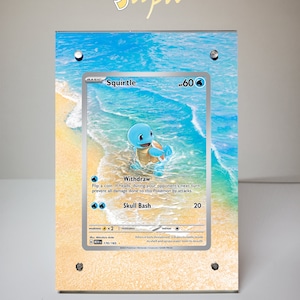 Carapuce 170/165 - Étui magnétique pour cartes Pokémon avec support