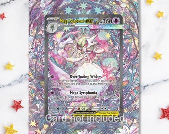 NEW CASE 2.0 - Mega Gardevoir 178/132 - Pokémon Mega Evolution - Magnetic Case for your card + Extended Artwork + Magnetic Stand