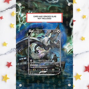 Nouvelle coque magnétique PSA 2.0 + illustration + support - Lugia V 186/195 - Pokémon Tempête d'Argent