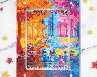NEW CASE 2.0 - Deerling 165/162 - Pokémon Temporal Forces - Magnetic Case for your card + Extended Artwork + Magnetic Stand