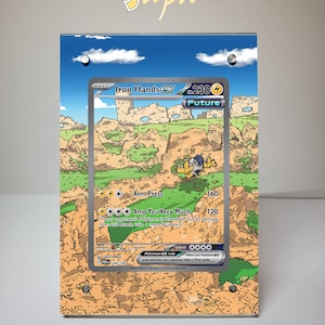 Iron Hands 248/182: magnetisch hoesje voor Pokémon-kaart met verlengde artwork en standaard