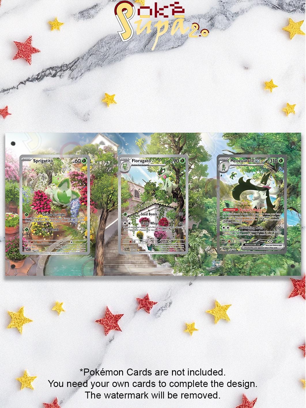 Sprigatito Card Binder - Etsy