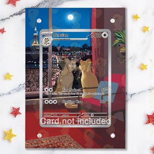 NEW CASE 2.0 - Persian 078/064 - Pokémon Shrouded Fable - Magnetic Case for your card + Extended Artwork + Magnetic Stand