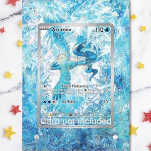 Articuno 169/159 - Pokémon Journey Together - Étui/support magnétique pour votre carte + Illustration détaillée + Support