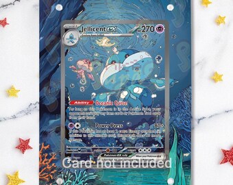 NEW CASE 2.0 - Jellicent EX 168/086 - Pokémon White Flare - Magnetic Case for your card + Extended Artwork + Magnetic Stand