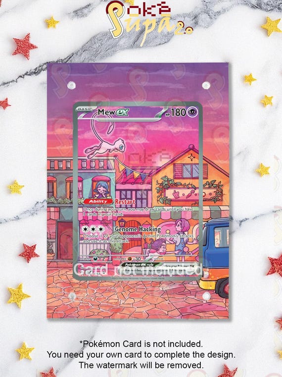 NEW CASE 2.0 - Mew Ex Promo 053 - Pokémon 151 - Magnetic Case for