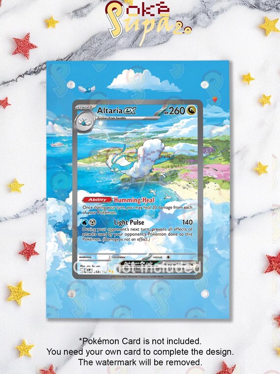 NEW CASE 2.0 - Altaria Ex 253/182 - Pokmon Paradox Rift - Magnetic Case  for Your Card + Extended Artwork + Magnetic Stand - Etsy
