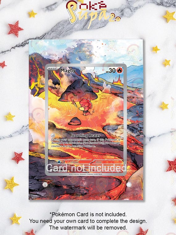 magby pokemon card Master Set Binder Pages, Placeholder Cards, Printable  NOWPOKE 12 Years 6294 [Pokmon Card] Magby 068/066AR