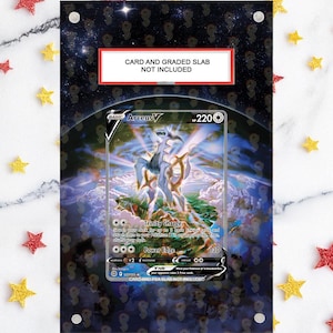 NOUVELLE mallette magnétique PSA 2.0 + illustration + support - Arceus Vmax 166/172 - Pokémon Étoiles brillantes