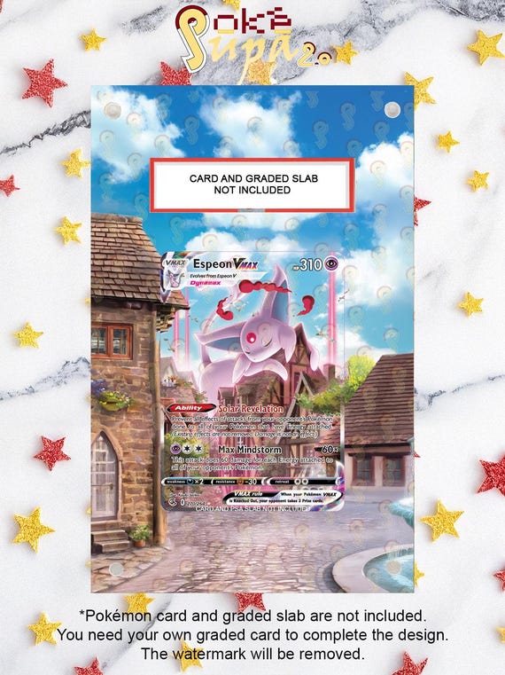 NEW Graded Card Magnetic Case 2.0 + Artwork + Stand - Espeon Vmax 270/264 -  Pokmon Fusion Strikes - Etsy Hong Kong